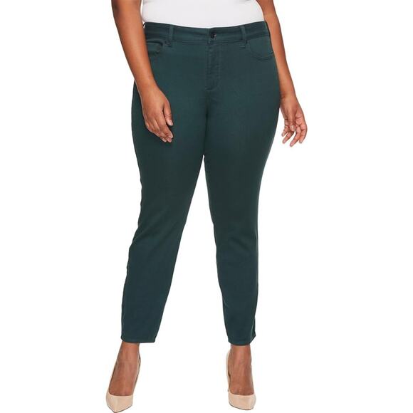 NYDJ Super Sculpting Ami Skinny Denim Leggings in Veridian Size 14 NWT - Picture 1 of 12